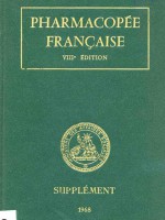 Pharmacopée Française – supplément à la VIII° édition